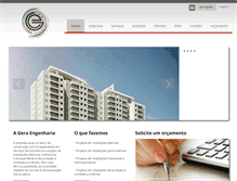 Tablet Screenshot of geraeng.com.br